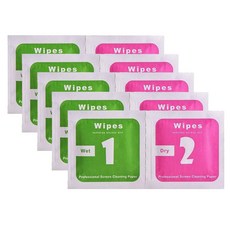 건습 클리너 5세트 카메라 액션캠 안경 보호필름 액정 부착 세척 건조, 5개