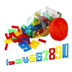 더나이스 유아 기초수학 수크기 개념이해 숫자블럭 숫자놀이장난감 숫자조합게임 셈하기 7세, 1개