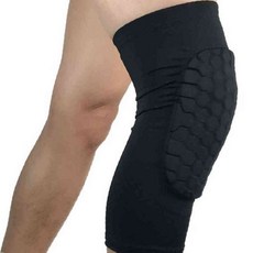 무릎보호대 오토바이보호대, 1개, 블랙