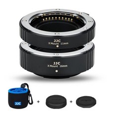 JJC 접사 링 디지털 접사 링 익스텐션 튜브 Fujifilm X 마운트용 X-T30 III X-E5