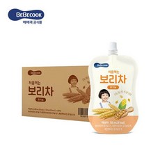 베베쿡 처음먹는 유기농 보리차 1박스 (120ml X 20팩), 120ml