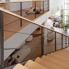 스토어-이유 애견 추락방지 안전망 계단 그물망 베란다 그물망색상, 블랙3m