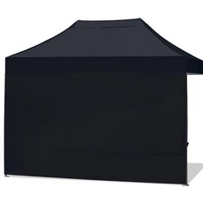 ABCCANOPY 인스턴트 캐노피 선월 0x5 FT 측벽만 팩 프레임이나 상단 없음 검은색, 10x20, White