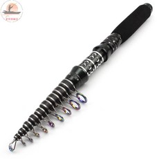 釣友俱樂部 超短超硬磯釣竿 彩色大導環 舒適手柄 迷你釣魚竿 小海竿 船竿 冰釣竿 路亞漁具, 1.5米