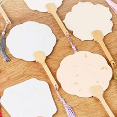 도모아 DIY 어린이 부채만들기 캘리부채 부채굿즈 전통부채만들기, 1개, 상세페이지 참조