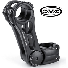 자전거 핸들바 각도조절 스템 31.8mm 90~145mm, ASS822-130mm, 1개, 검정