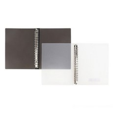 【CHL】活頁本外殼 B5 A5 活頁夾 26孔20孔 活頁紙扣環 固定夾 大容量筆記本 夾套線圈本 活頁夾, 1個, A5灰色外殼/20孔, 灰色