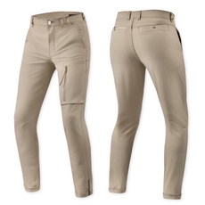 레빗 오토바이 CHINO MASON 바이크 라이딩진 바지 슬림핏, 32-스탠다드, 샌드