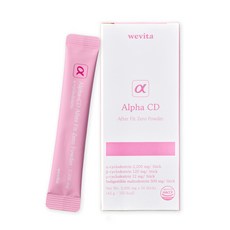 위비타 알파CD 알파씨디 애프터 핏 제로파우더 HACCP 고함량 알파시클로덱스트린 14P, 42g, 1개 42g, 1개