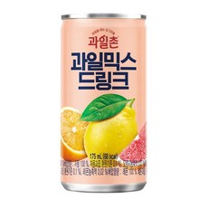 온누리7혜택과일촌 과일믹스 드링크 175mlx30캔, 30개, 175ml