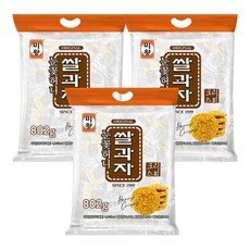 미왕 눈꽃허니 쌀과자 대용량, 802g, 3개