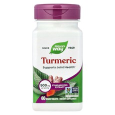 네이처스 웨이 강황 500mg 비건 정제 60정 NWY-63100, 1개