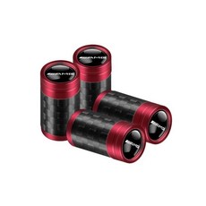 섬유 자동차 스타일링 휠 타이어 밸브 캡, 1. TX Red AMG, 1개