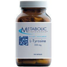 METABOLICMAINTENANCE L-酪氨酸 500mg 膠囊, 100顆, 1罐