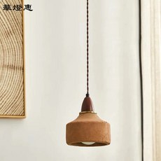 華燈惠 復古陶瓷吊燈 設計師民宿餐廳吧檯臥室燈具, 直徑16cm高18cm,不帶燈泡