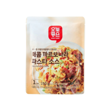 오늘좋은 매콤 까르보나라 소스, 1개, 150g