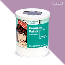 노루페인트 팬톤 내부용 실내벽면 무광 페인트, 163310LavenderHerb, 1L, 1개