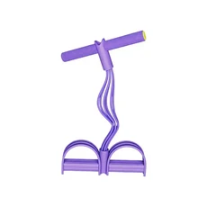 6튜브 페달 저항 밴드 - 복부 허리 팔 다리 홈 피트니스 트레이너용 다기능 싯업 풀러, 02 A