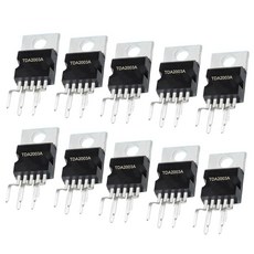 LDCRE TDA2003A 오디오 앰프 IC 칩 10개 채널 1개 표면 마운트 작동 온도 -40C 10개/몫 117385, LDCRE 10pcs TDA2003A Audio Amp