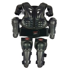 baiShengxin 兒童騎行護具套裝, 黑色, 1個