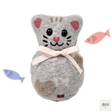 OR2 바느질이 필요없는 친환경 편백 양말 인형만들기 1인세트 3종 택1 만들기키트, 토끼인형 색상랜덤 1세트 (P0000QVE)