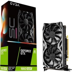 EVGA 06GP41068KR 지포스 GTX 1660 슈퍼 SC 울트라 게이밍 6GB GDDR6 듀얼 팬 메탈 백플레이트, Sc Ultra Gaming_GTX 1660 Super, Sc Ultra Gaming