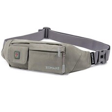 ZOMAKE 여성용 남성용 스몰 크로스바디 패니 팩 조절 가능한 스트랩이 있는 러너 벨트 백 러닝용 방수 허리 가방 블랙. 백 118133, Glaucous, 1개