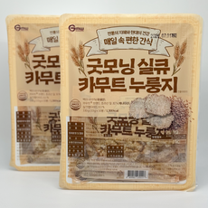 굿모닝 실큐 카무트 누룽지, 330g, 2개