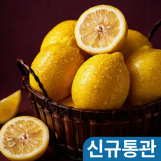 [신규통관]싱싱 생레몬 하이볼 레몬수용 중과, 1박스, 중과5과