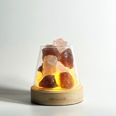 MONTAGNE 水晶擴香組 居家香氛擺飾, 1個, 粉草晶,不升級, 粉草晶