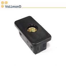 너트캡/20x40/사각너트/파이프캡/각파이프캡/PVC, 1개