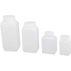 새로운 Lon0167 1500ml 1000ml 500ml 250ml HDPE 신뢰할 수 있는 효능 플라스틱 직사각형 병 화이트 4개를 1세트로 제공합니다id50e a2 47 5, 새로운 Lon0167 1500ml 1000ml 500m