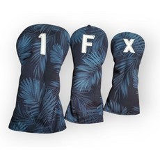 美風盛夏棕櫚葉高爾夫球杆保護套裝, 1個, 混血桿