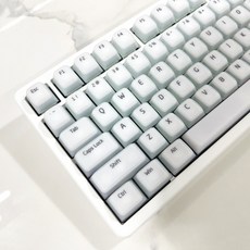 젤리키캡 화이트 투명 커스텀 키보드 체리 Cherry 꾸미기 키캡, 제조사축