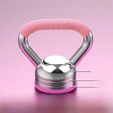 조정 가능한 무게 KETTLEBELL 남성과 위한 순수 강철 도금 피트 장비 여성용 홈, 10 파우더 링이 있는 순수 스틸 케틀벨 7 5kg 무, 1개
