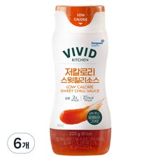 비비드키친 저칼로리 스윗칠리소스, 320g, 6개