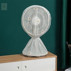 다모아꾸밈 PEVA 박스팬 탁상형 선풍기 커버 플라워 선풍기커버