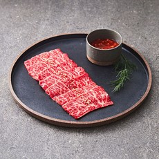 투뿔 넘버9 마장동 한우 설깃머리 설깃살 뭉티기 육사시미 생고기 250g [극진한우], 육사시미 250g, 1개