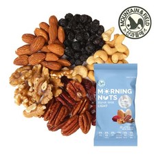 기타 [산과들에] 모닝너츠라이트 60봉 / 하루견과 견과류 캐슈넛 블루베리 호두 아몬드 간식, 60개