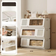 레트로 보관함 화장품 화장대 정리 꾸미기 함 수납함, 혼합 6개 세트 [투명대형3개+라탄소형3개]