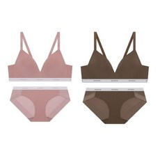 게스 속옷 언더웨어 노와이어2종택1서포트 이너패널 스포츠 브라팬티세트GDWBR822BP822 ZMB918 TEO128