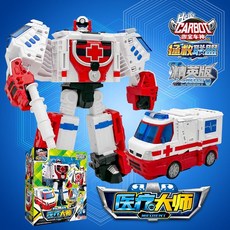 台灣熱賣 咖寶車神之拯救聯盟系列混凝土大師變形汽車飛機玩具金剛禮物, 精英版【醫療大師】HC8103, 1個
