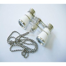 미니 쌍연경 콘서트 망원경 휴대용 손잡이 오페라글라스 빈티지, P