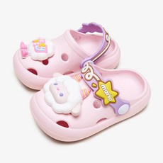달콩슈 아동용 EVA 동물 캐릭터 샌들 슬리퍼 DKE125