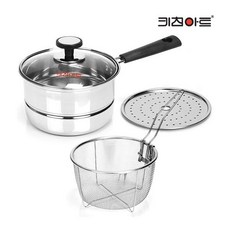 찜국수냄비 16cm 스텐냄비 미니찜기 찜냄비, 키친아트 찜국수냄비 16cm