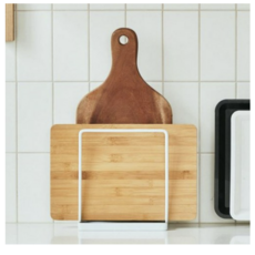 엠에스리빙 국산 도마 규조토 거치대, 화이트, 1개