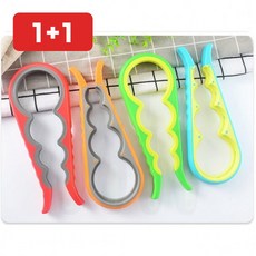 병따개 악어손 만능 오프너 캔 뚜껑 음료 주방 다용도 개봉, 1개, one No.02 만능 악어손 스냅 오프너 레드