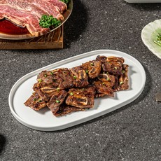 추석 명절 이연 양념LA갈비 꽃갈비 선물세트 엘에이갈비 소갈비 소고기, 1개, 1kg