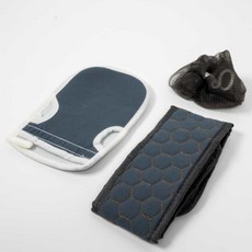 살림냥냥 샤워 타올 3종 SET 그레이 목욕용품