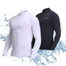 헨리모리스 QL 아쿠아 냉감 언더레이어 래쉬가드 긴팔티셔츠 자외선차단티셔츠 운동복 헬스복